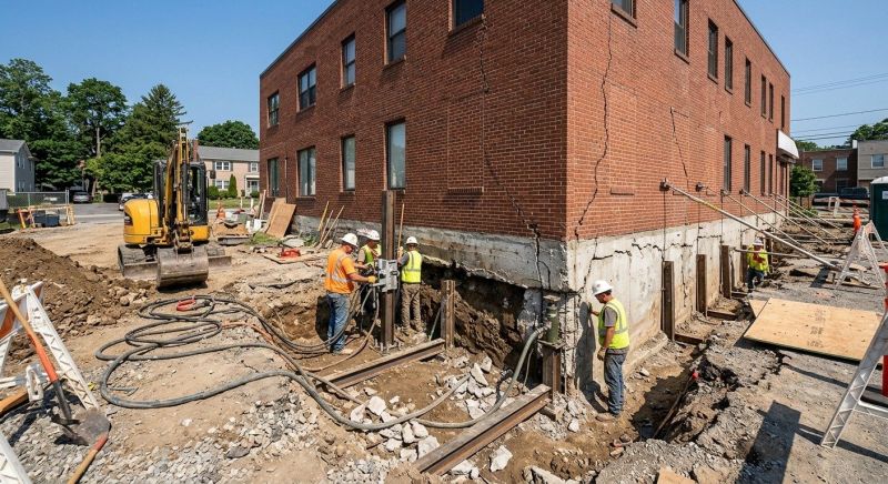 Building Foundation Repair in Cypress, CA