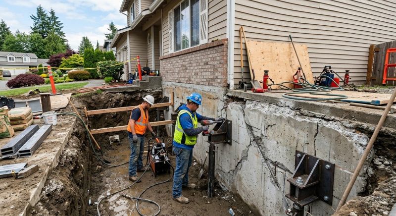 Building Foundation Repair in Pomona, CA