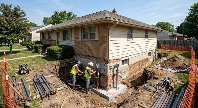Building Foundation Repair in Paramount, CA