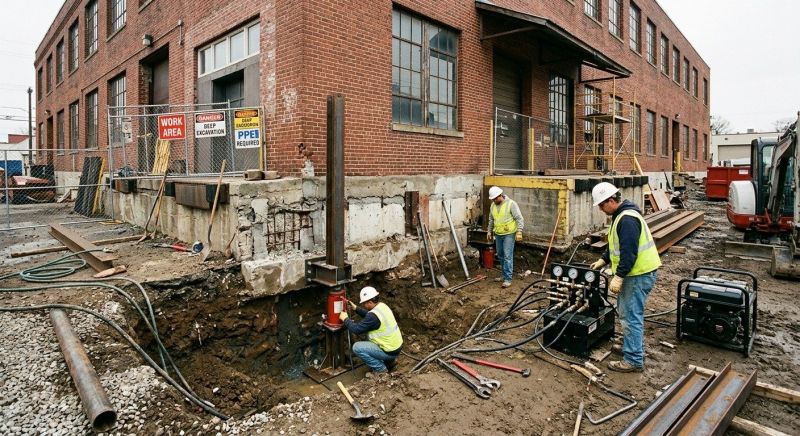 Building Foundation Repair in Tustin, CA