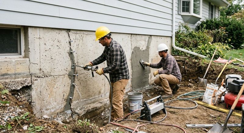 Concrete Foundation Repair in Corona, CA