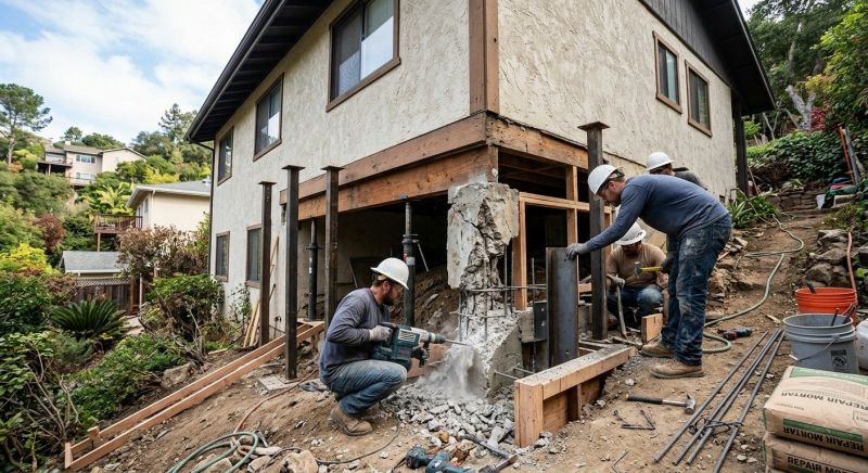 Concrete Foundation Repair in West Covina, CA
