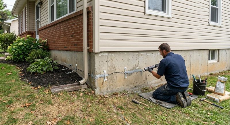 Cracked Foundation Repair in Los Alamitos, CA