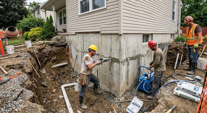 Cracked Foundation Repair in Ontario, CA