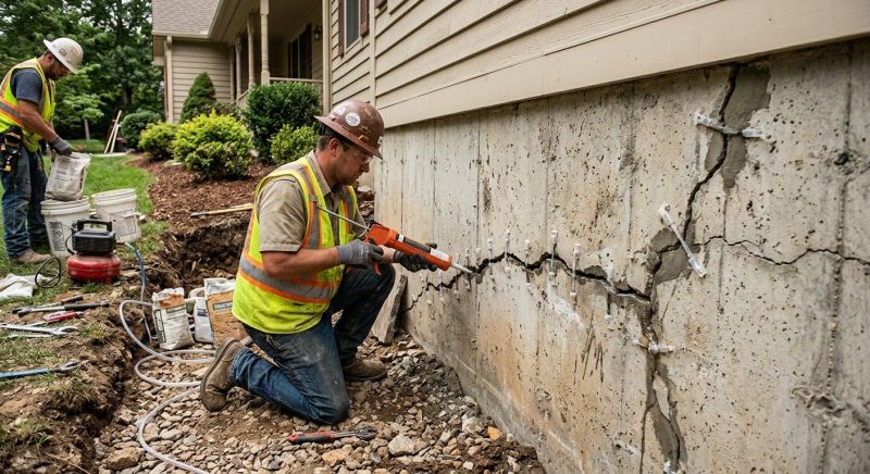 Cracked Foundation Repair in San Bernardino County, CA