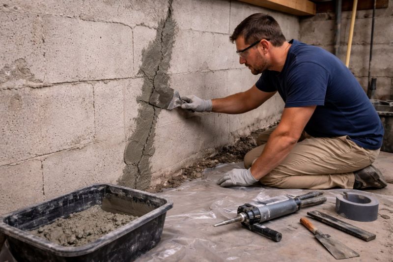 Foundation Crack Repair in Riverside County, CA