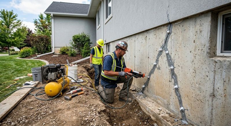 Foundation Crack Repair in Rowland Heights, CA