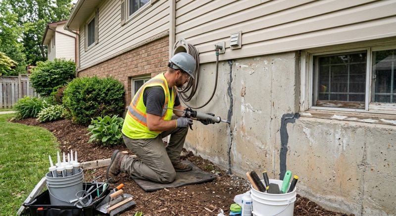 Foundation Crack Sealing in Pomona, CA