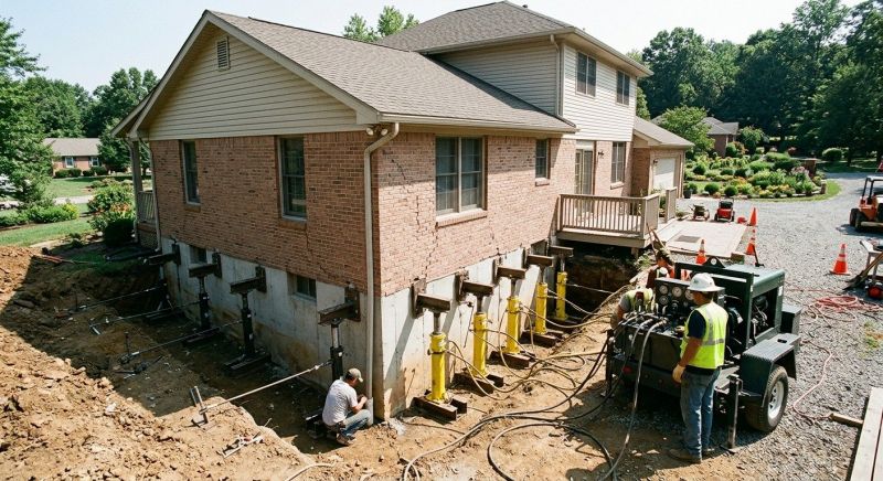 Foundation Jacking in Santa Ana, CA