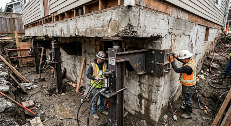 Foundation Lifting in Baldwin Park, CA