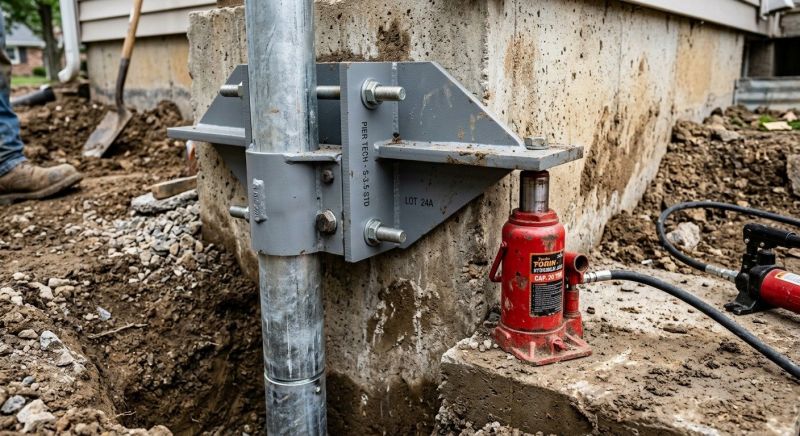 Foundation Pier Leveling in Pomona, CA