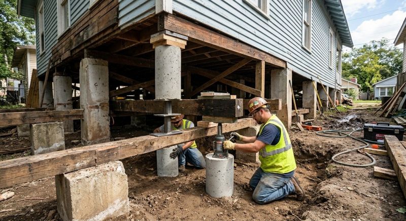 Foundation Pier Repair in Pomona, CA