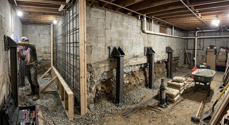 Foundation Stabilizing in Arcadia, CA