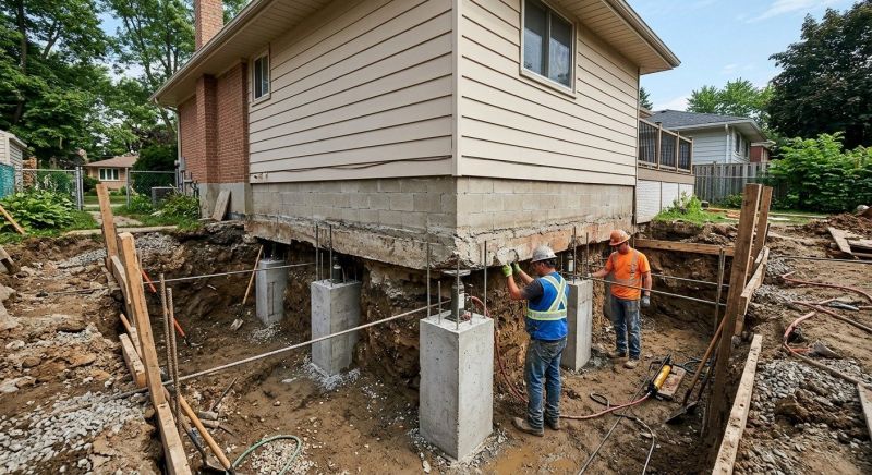 Foundation Underpinning in Pomona, CA