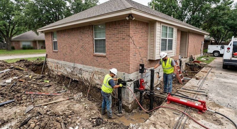 House Foundation Repair in La Habra, CA