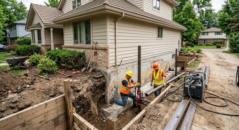 House Foundation Repair in Los Alamitos, CA