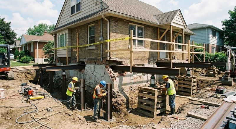 House Foundation Repair in San Dimas, CA