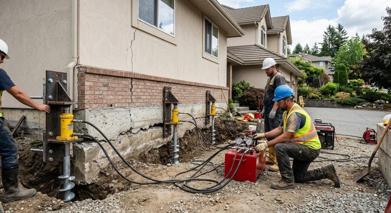 Sinking Foundation Lifting in Pomona, CA