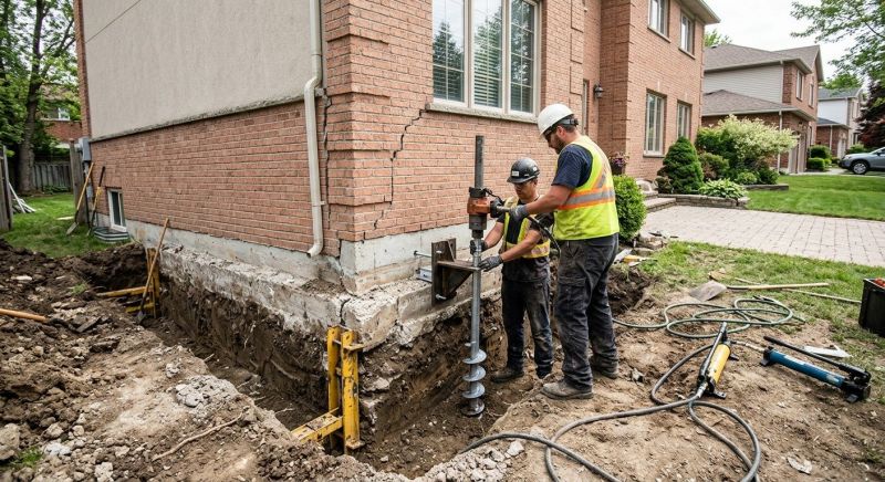Sinking Foundation Repair in Placentia, CA