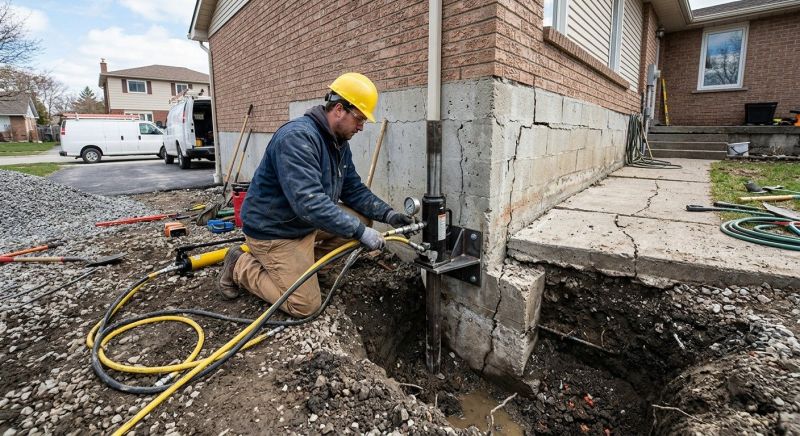 Sinking Foundation Repair in Placentia, CA
